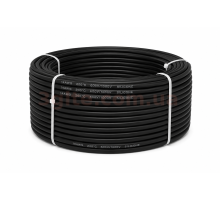 Кабель силиконовый черный 14 AWG 2.08 мм², бухта 200м.